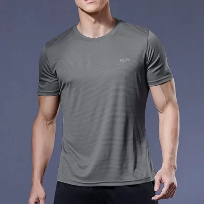 Running Shirts Soccer Shirts Men's Jersey Sportswear Mens Jogging T-Shirts Quick Dry Compression Sport T-Shirt Fitness Gym - Image 3