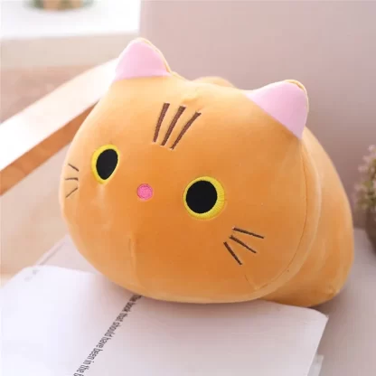 20cm Cute Soft Cat Plush Pillow Sofa Cushion Kawaii Plush Toy Stuffed Cartoon Animal Doll Lovely Gift - Image 4