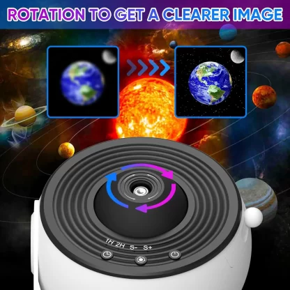 Star Projector Night Light Planetarium Projector 360° Rotate Galaxy Projector Light For Room decoration Star Sky Projection Lamp - Image 6