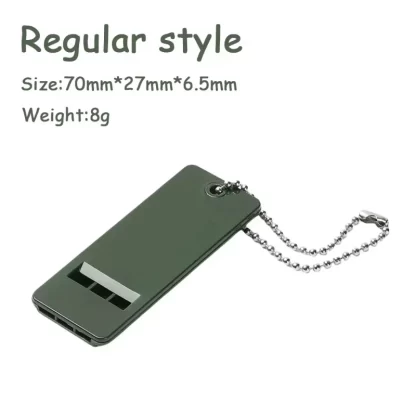 3-Frequency Whistle High Decibel Survival Whistle Portable Keychain Camping Hiking Emergency Survival Whistle Outdoor Tools - Image 2