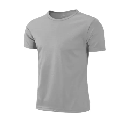 Multicolor Quick Dry Short Sleeve Sport T Shirt Gym Jerseys Fitness Shirt Trainer Running T-Shirt Men's Breathable Sportswear - Image 6