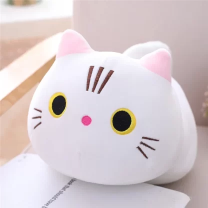 20cm Cute Soft Cat Plush Pillow Sofa Cushion Kawaii Plush Toy Stuffed Cartoon Animal Doll Lovely Gift - Image 2