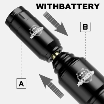 Wireless Tattoo Kit Complete Mini Rocket Rotary Machine Battery - Image 2