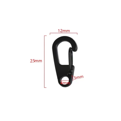 4/10Pcs Carabiner D-Ring Key Chain Spring Clips Mini Aluminium Alloy Hang Buckle Survival EDC Gear Outdoor Camping Keyring Tool - Image 5