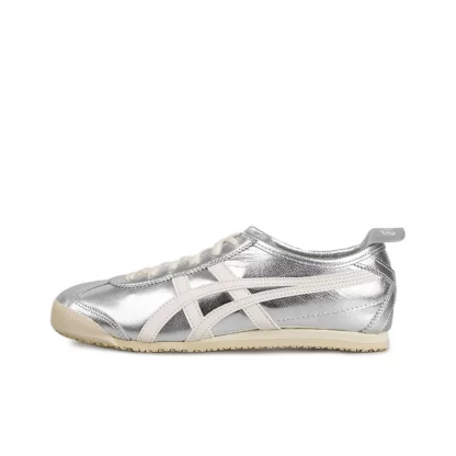 Asics Onitsuka Tiger MEXICO 66 Original Shoes Classic Tiger Onitsuka Women Men Sneaker Lightweight Silver White