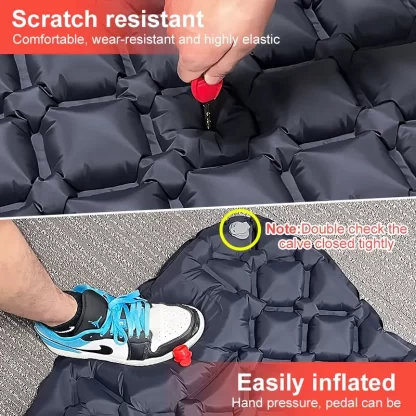 Cool Camping Mat Gear Camping Mat Camping Supplies Nature Hiking Inflatable Mat Portable Lightweight Camping Sleeping Mattress - Image 3