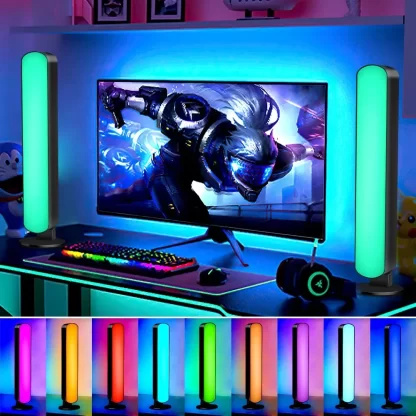 Smart LED Symphony Sound Control Pickup Light RGB Music Rhythm Ambient Lamp With App Control For TV Compute Gaming Desktop Decor - Image 2