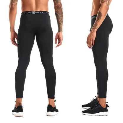 Men's Running Leggings Sportswear Quick Dry Gym Fitness Tights Workout Training Jogging Sports Trousers Compression Sport Pants - Image 6