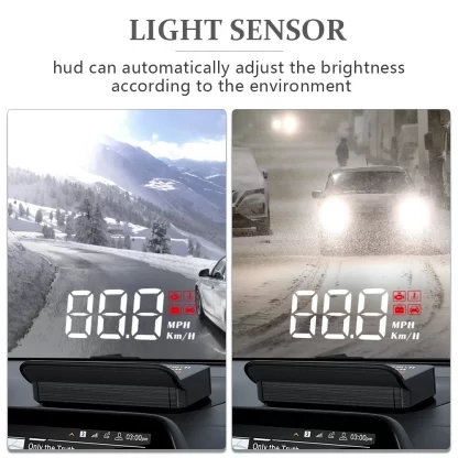 WYING M3 Auto OBD2 GPS Head-Up Display Auto Electronics HUD Projector Display Digital Car Speedometer Accessories For All Car - Image 6