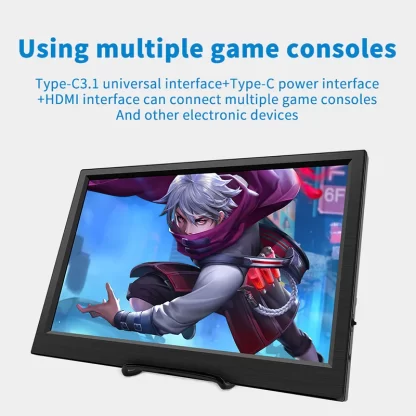 11.6 Inch Portable Monitor HDMI-Compatible Laptop second screen Gaming Extended Display For Switch/PS4/Xbox/Raspberry Pi - Image 3