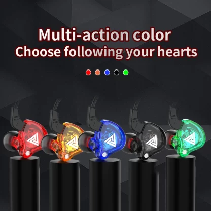 Original QKZ AK6 Copper Driver HiFi Wired Earphone Race Sport Headphone Bass Stereo Headset Music Earbuds 3.5MM In Ear With Mic - Image 2