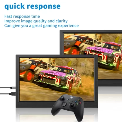 11.6 Inch Portable Monitor HDMI-Compatible Laptop second screen Gaming Extended Display For Switch/PS4/Xbox/Raspberry Pi - Image 2