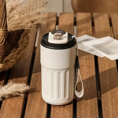 Smart Travel Coffee Mug Display Led Temperature Thermos Mug Stainless Steel Insulated Thermos Bottle Portable Vacuum Flask - Image 4